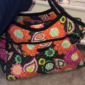 AUTHENTIC Large Vera Bradley Travel Tote